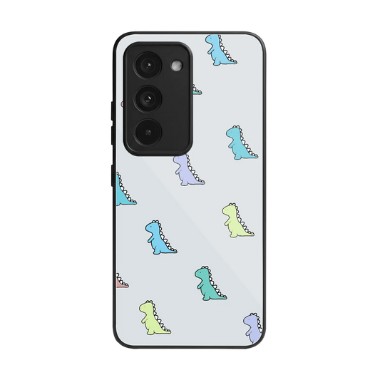 Dino back phone cover | glass case for redmi 15 5g