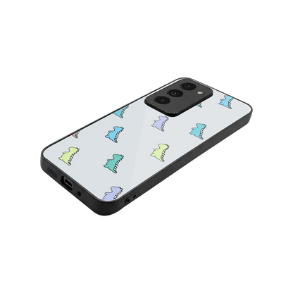 Dino stylish phone case for redmi 15 5g | glossy glass and slim fit