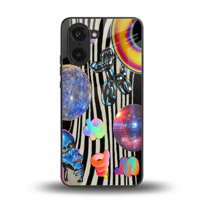 Disco Dream back phone cover | glass case for oneplus nord ce5 5g