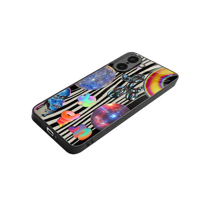 Disco Dream stylish phone case for oneplus nord ce5 5g | glossy glass and slim fit