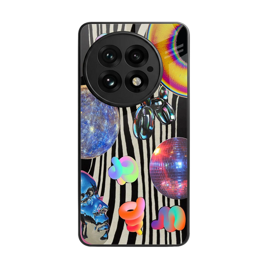 Disco Dream back phone cover | glass case for oneplus 13