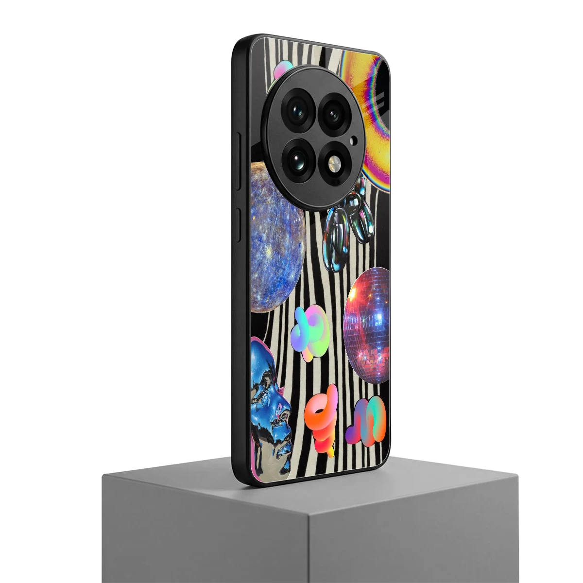 Disco Dream oneplus 13 mobile cover | shockproof glass phone case
