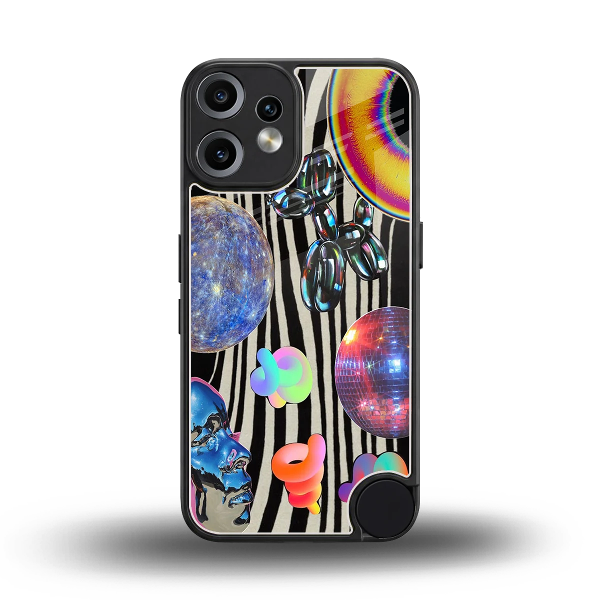 Disco Dream back phone cover | glass case for cmf nothing phone 2 pro