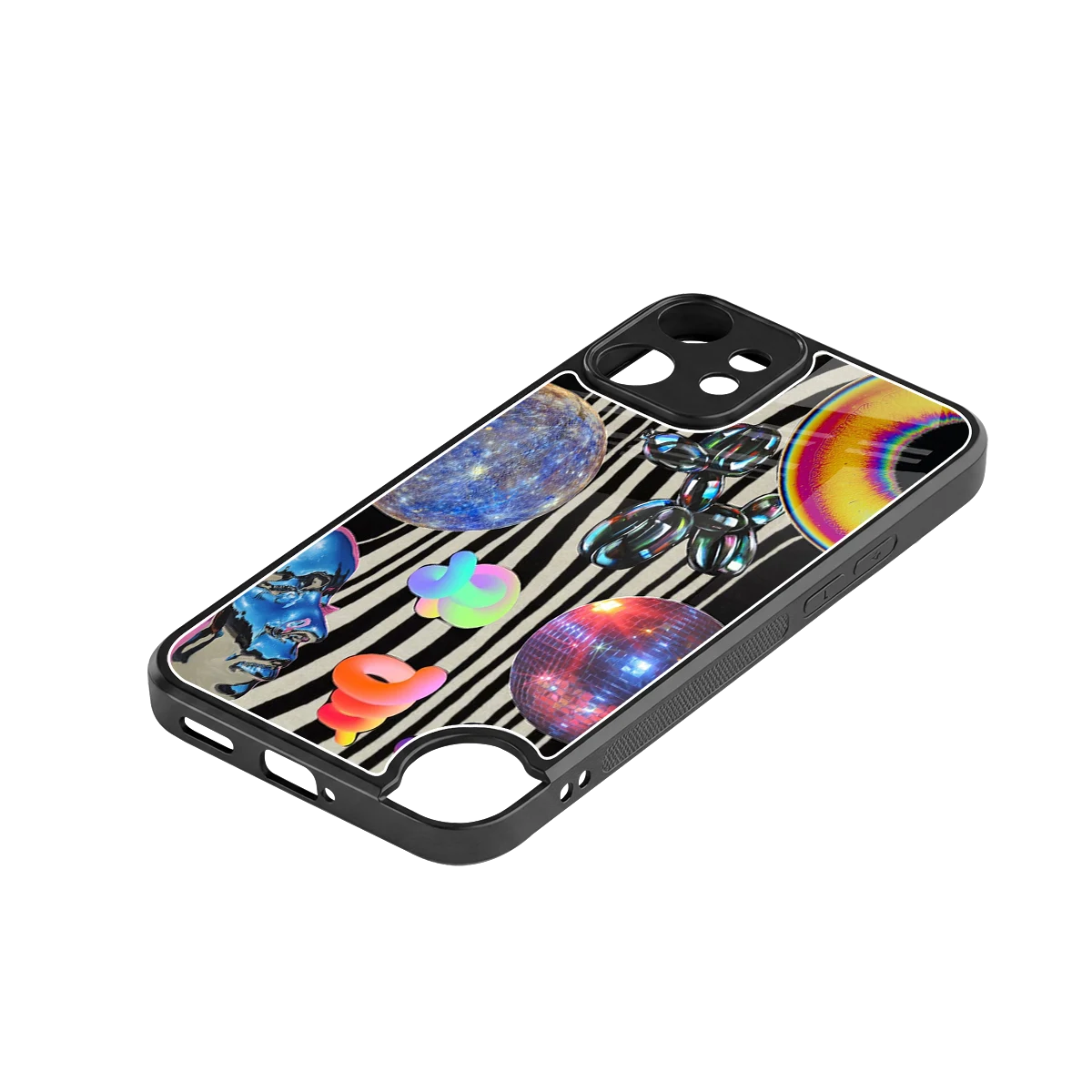 Disco Dream stylish phone case for cmf nothing phone 2 pro | glossy glass and slim fit