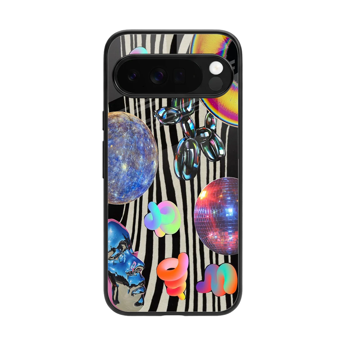 Disco Dream back phone cover | glass case for google pixel 10 pro xl