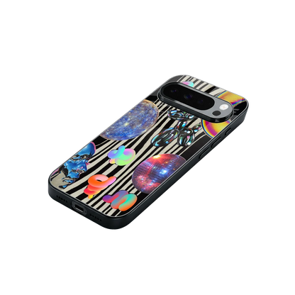 Disco Dream stylish phone case for google pixel 10 pro xl | glossy glass and slim fit