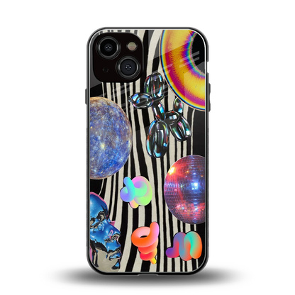 Disco Dream back phone cover | glass case for iphone 14