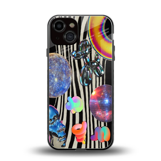 Disco Dream back phone cover | glass case for iphone 14