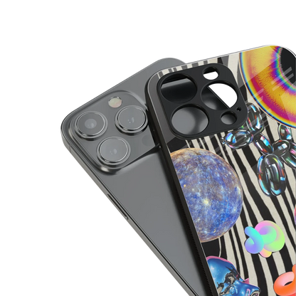 Disco Dream stylish phone case for iphone 15 | glossy glass and slim fit