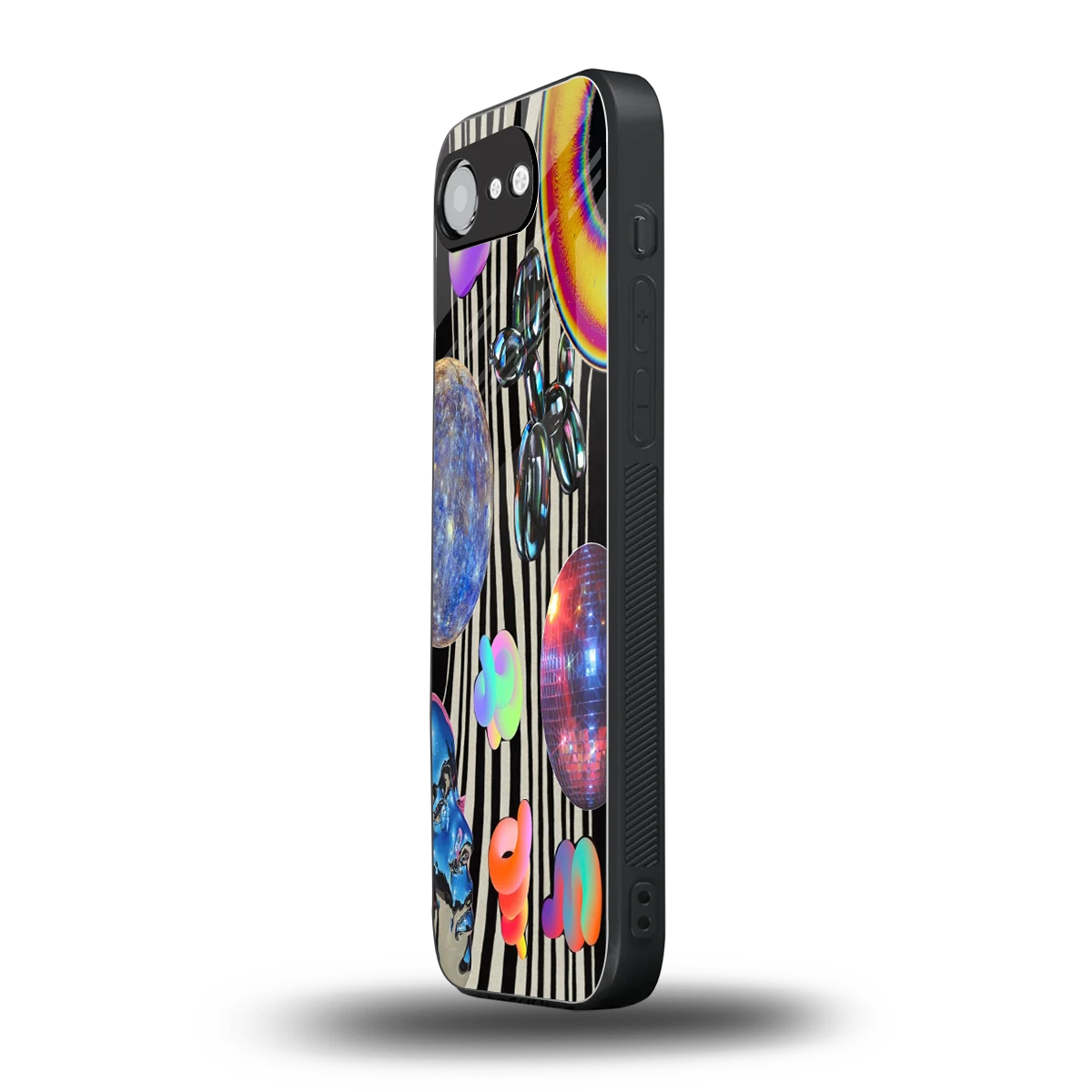 Disco Dream iphone 16e mobile cover | shockproof glass phone case