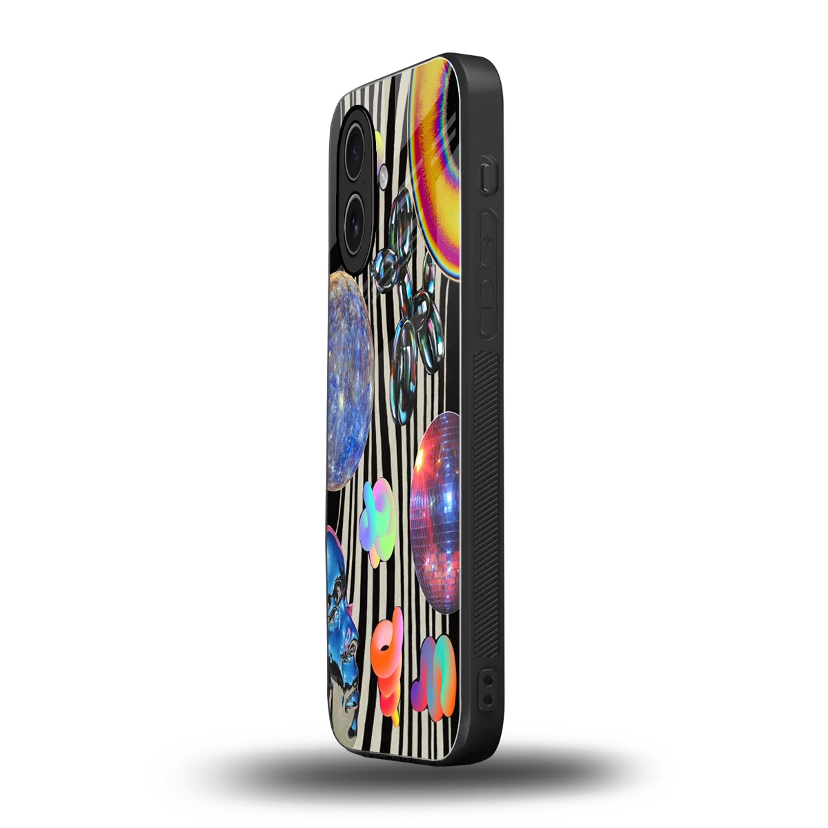 Disco Dream iphone 17 mobile cover | shockproof glass phone case
