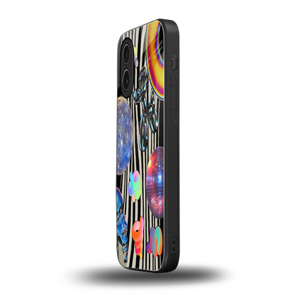 Disco Dream iphone 17 mobile cover | shockproof glass phone case