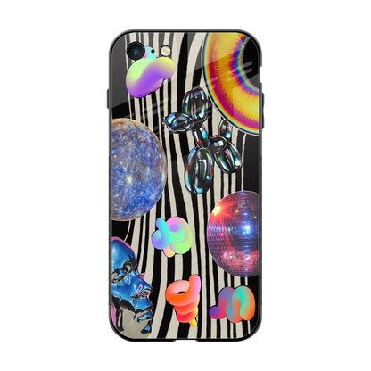 Disco Dream back phone cover | glass case for iphone 7