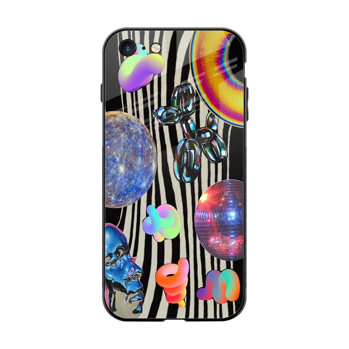 Disco Dream back phone cover | glass case for iphone 8
