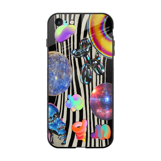 Disco Dream back phone cover | glass case for iphone 8
