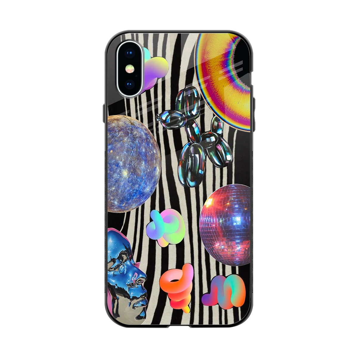 Disco Dream back phone cover | glass case for iphone x