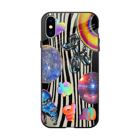 Disco Dream back phone cover | glass case for iphone x
