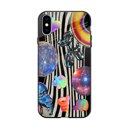 Disco Dream back phone cover | glass case for iphone xs