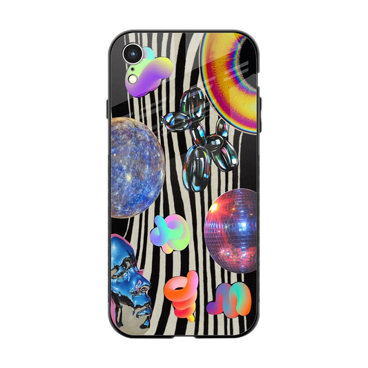 Disco Dream back phone cover | glass case for iphone xr
