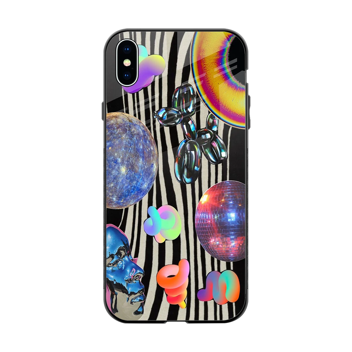 Disco Dream back phone cover | glass case for iphone xs max