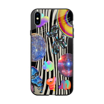 Disco Dream back phone cover | glass case for iphone xs max