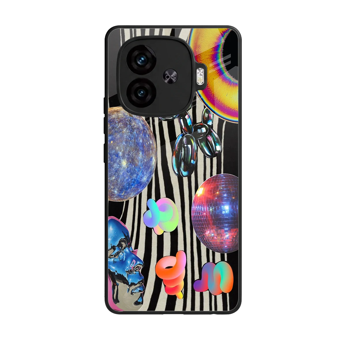 Disco Dream back phone cover | glass case for iqoo neo 10r 5g