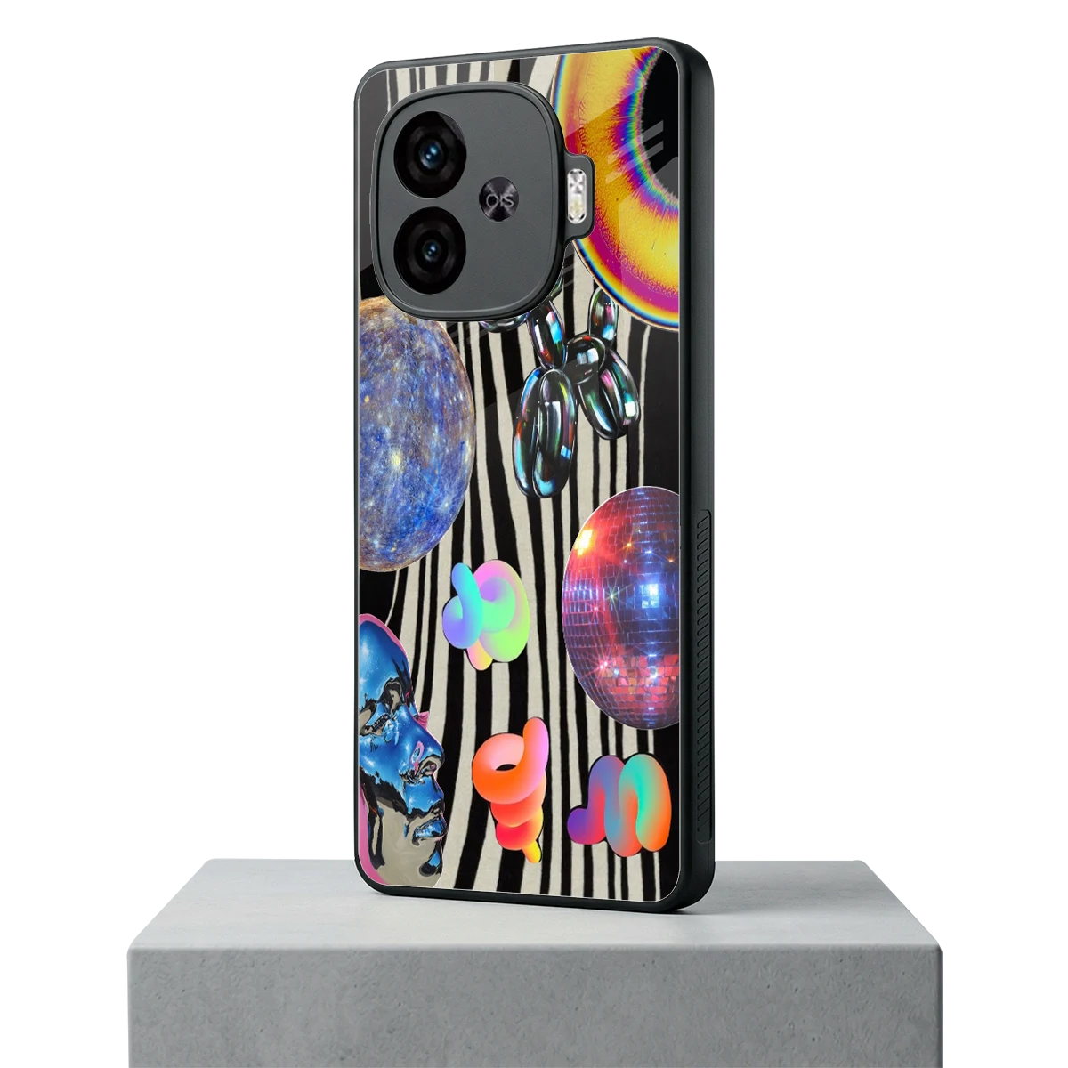 Disco Dream iqoo neo 10r 5g mobile cover | shockproof glass phone case