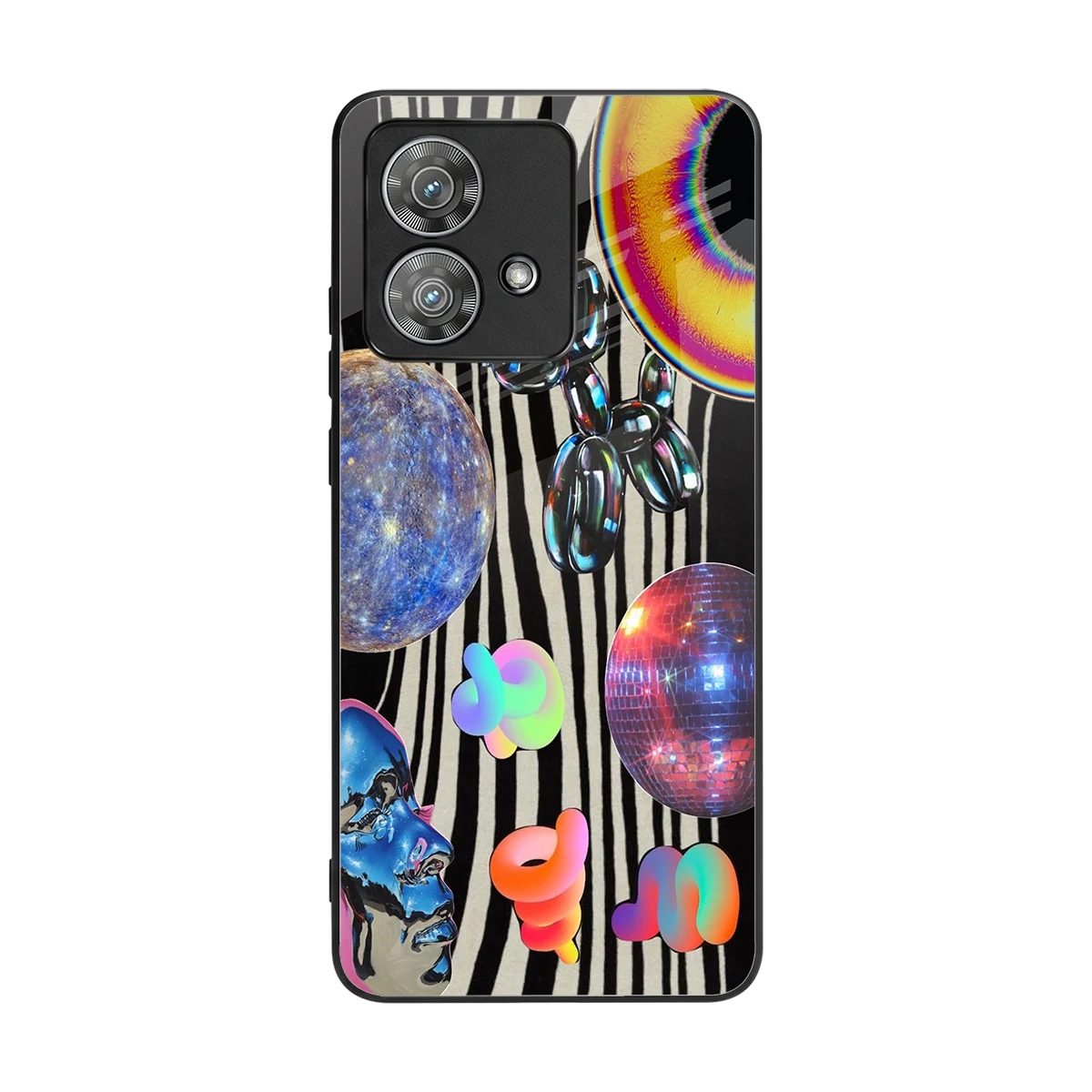 Disco Dream back phone cover | glass case for motorola edge 40 neo 5g