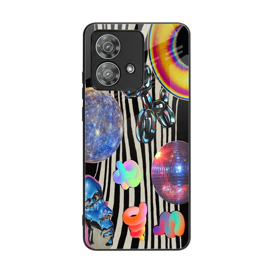 Disco Dream back phone cover | glass case for motorola edge 40 neo 5g