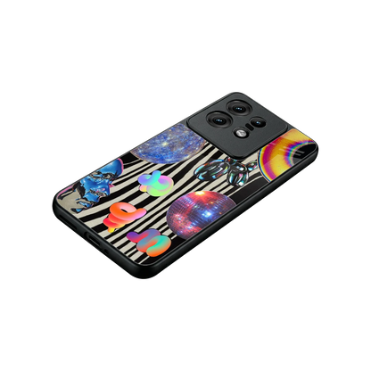 Disco Dream stylish phone case for motorola edge 50 pro | glossy glass and slim fit