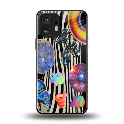 Disco Dream back phone cover | glass case for nothing phone 2