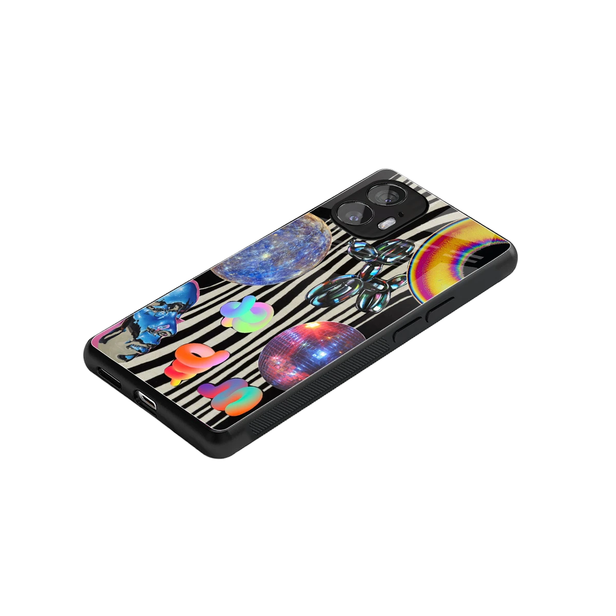 Disco Dream stylish phone case for nothing phone 2 | glossy glass and slim fit