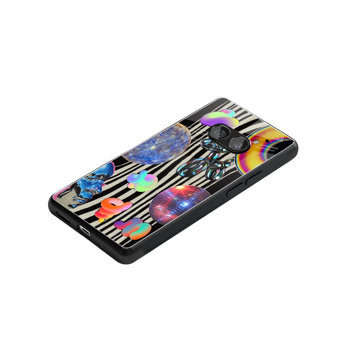 Disco Dream stylish phone case for nothing phone 2a | glossy glass and slim fit