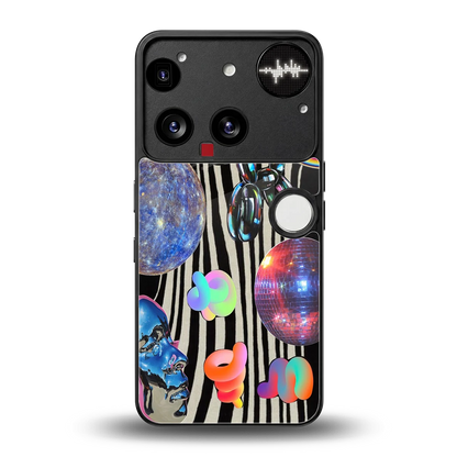 Disco Dream back phone cover | glass case for nothing phone 3