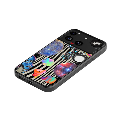 Disco Dream stylish phone case for nothing phone 3 | glossy glass and slim fit