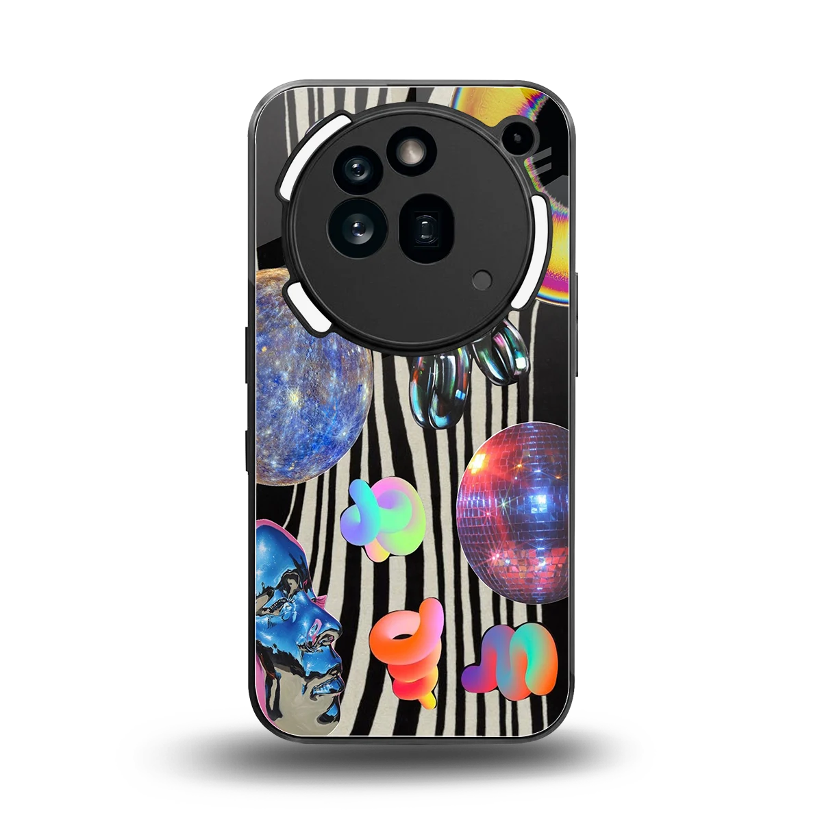 Disco Dream back phone cover | glass case for nothing phone 3a pro