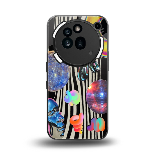 Disco Dream back phone cover | glass case for nothing phone 3a pro