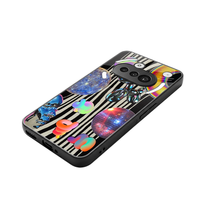 Disco Dream stylish phone case for nothing phone 3a | glossy glass and slim fit