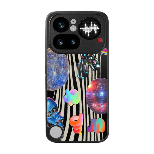 Disco Dream back phone cover | glass case for nothing phone 4a pro