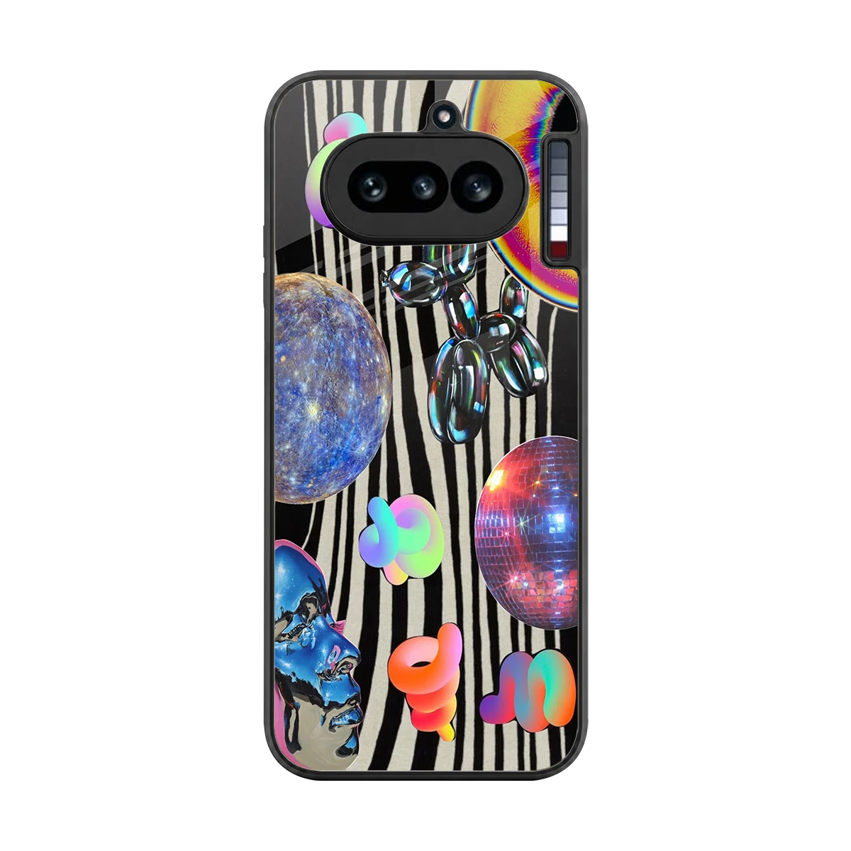 Disco Dream back phone cover | glass case for nothing phone 4a