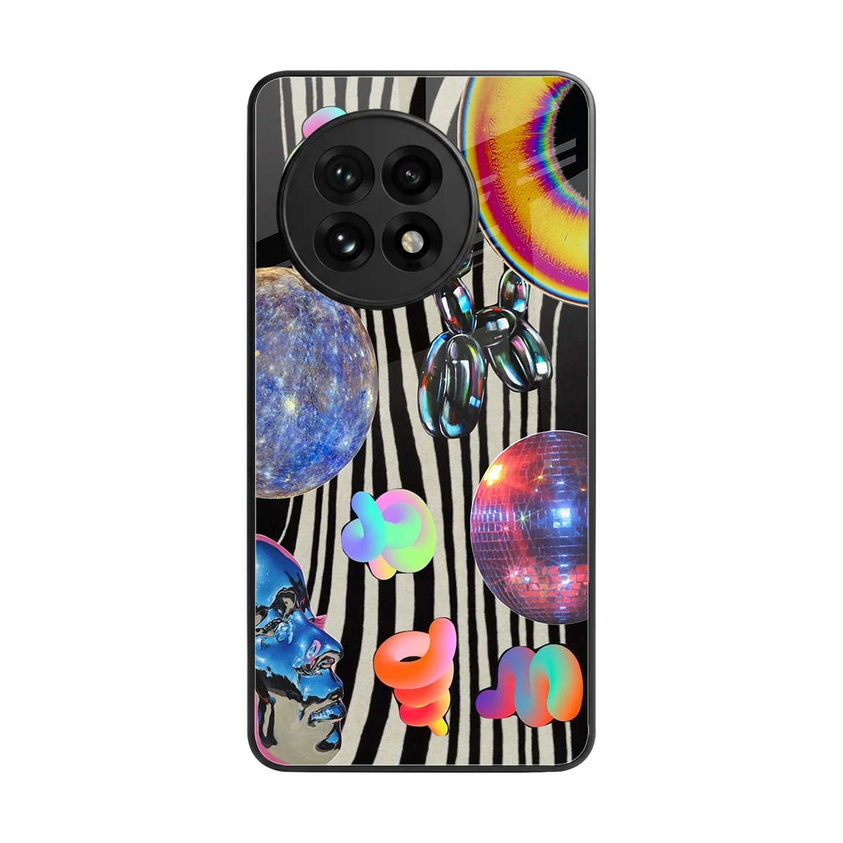 Disco Dream back phone cover | glass case for oneplus 13r