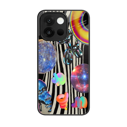 Disco Dream back phone cover | glass case for oneplus 13s