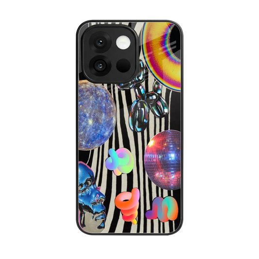 Disco Dream back phone cover | glass case for oneplus 13s
