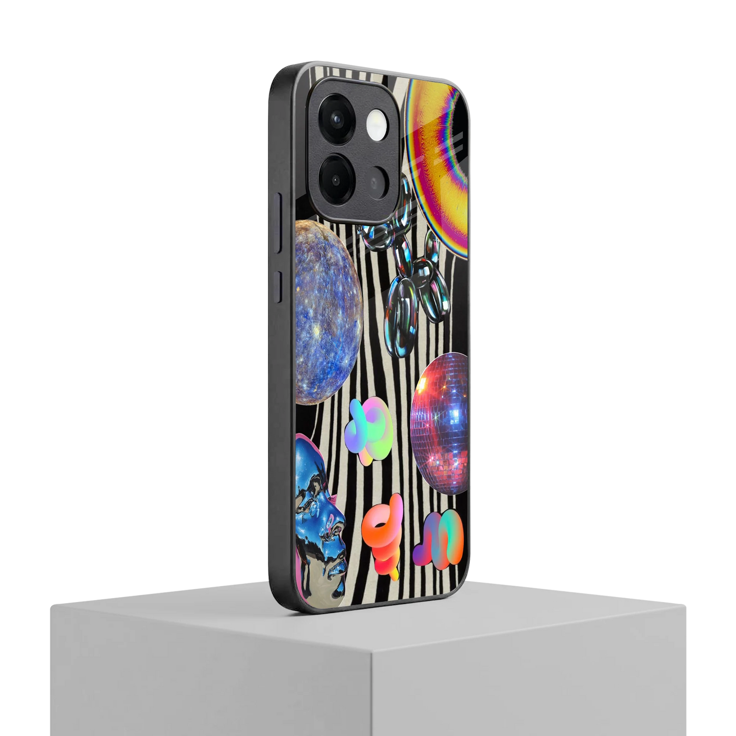 Disco Dream oneplus 13s mobile cover | shockproof glass phone case