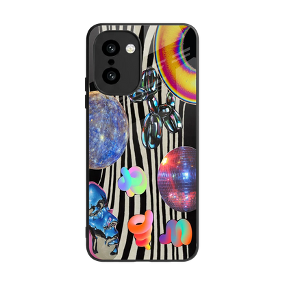 Disco Dream back phone cover | glass case for oneplus 15r