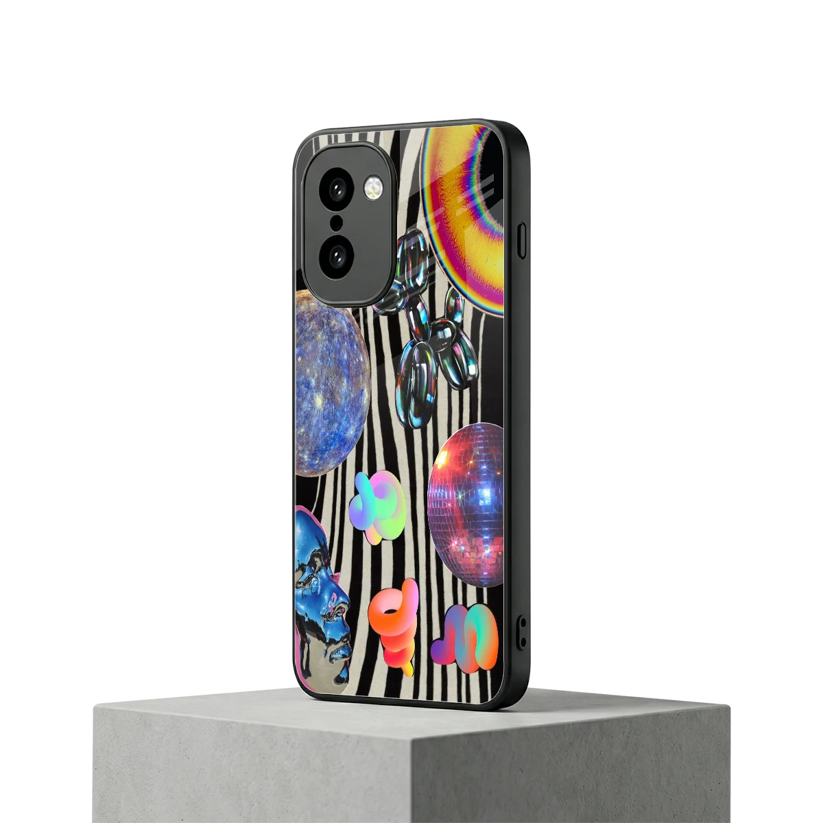 Disco Dream oneplus 15r mobile cover | shockproof glass phone case