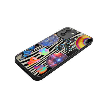 Disco Dream stylish phone case for oneplus 15r | glossy glass and slim fit