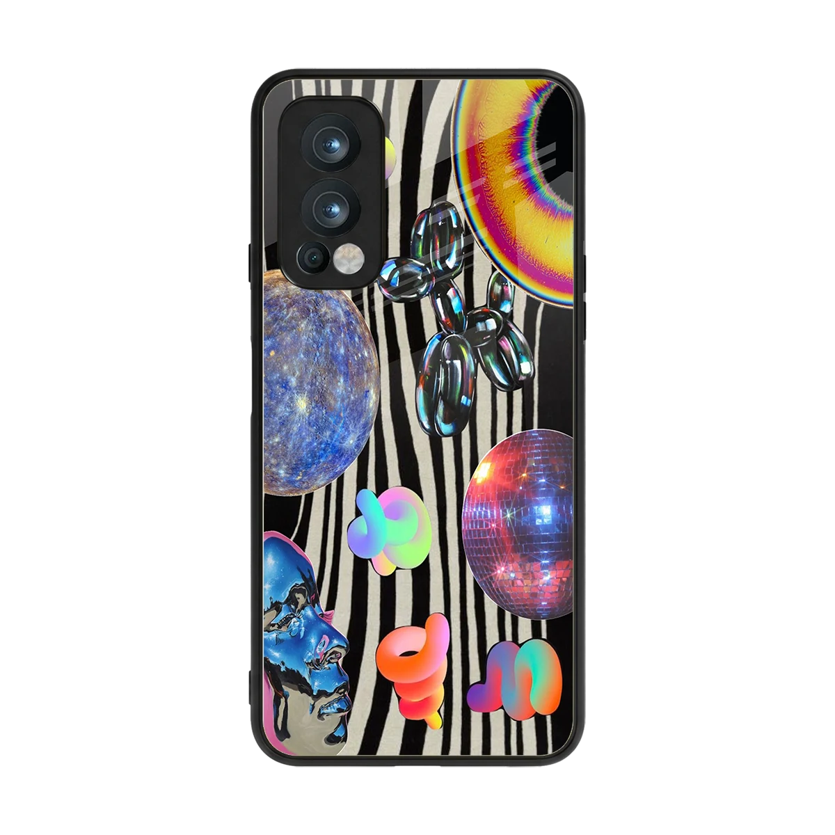 Disco Dream back phone cover | glass case for oneplus nord 2
