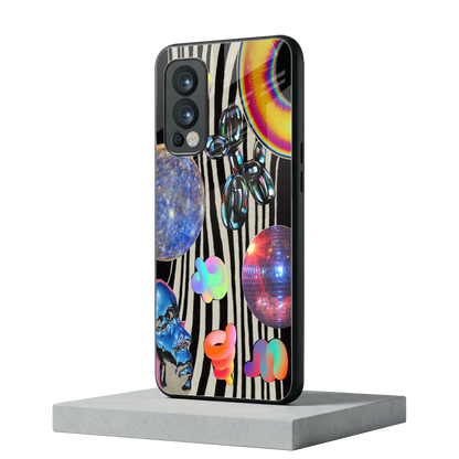 Disco Dream oneplus nord 2 mobile cover | shockproof glass phone case