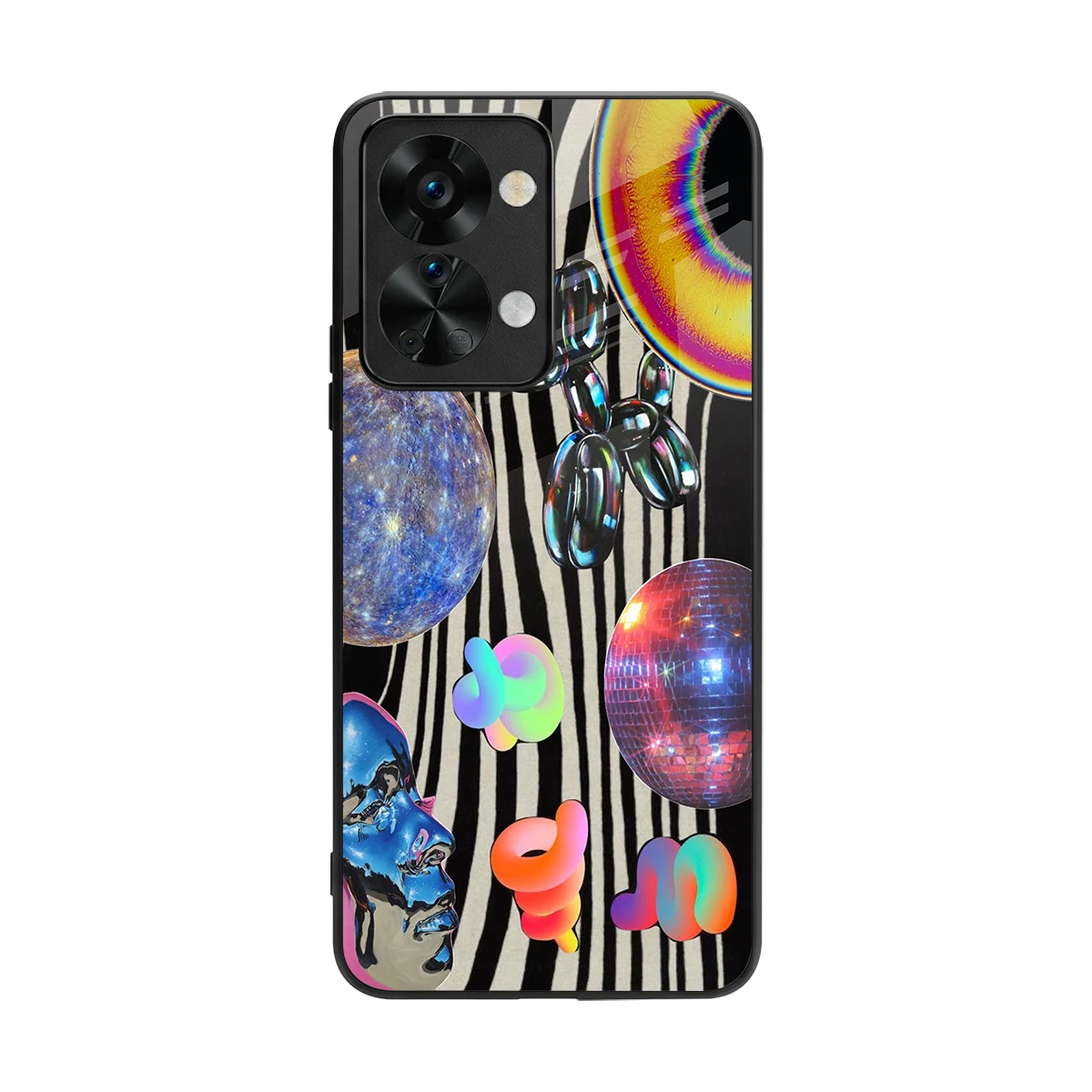 Disco Dream back phone cover | glass case for oneplus nord 2t